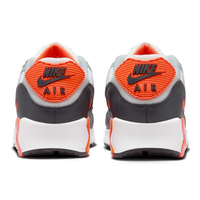 Orange white and black air max best sale