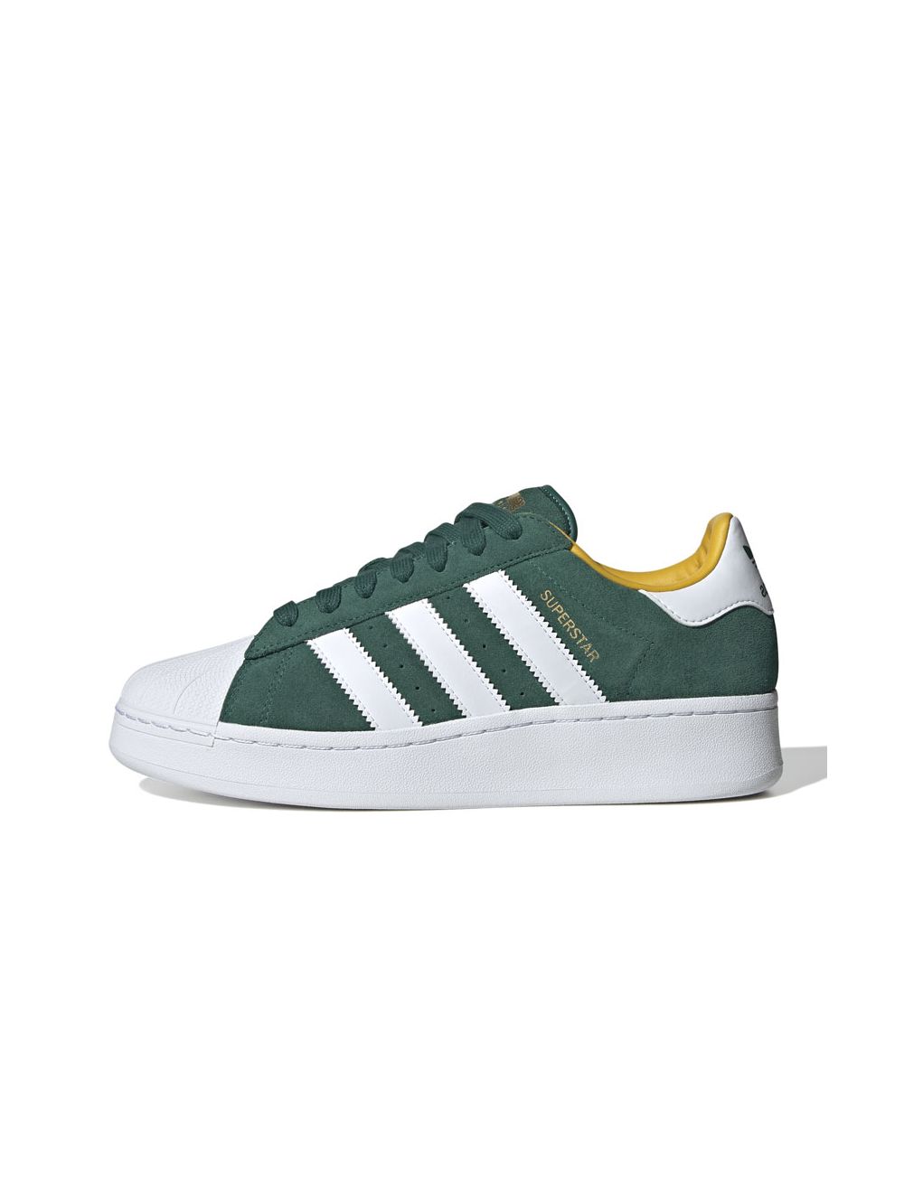 Shop adidas Originals Superstar XLG Mens Shoes Green/White/Gold