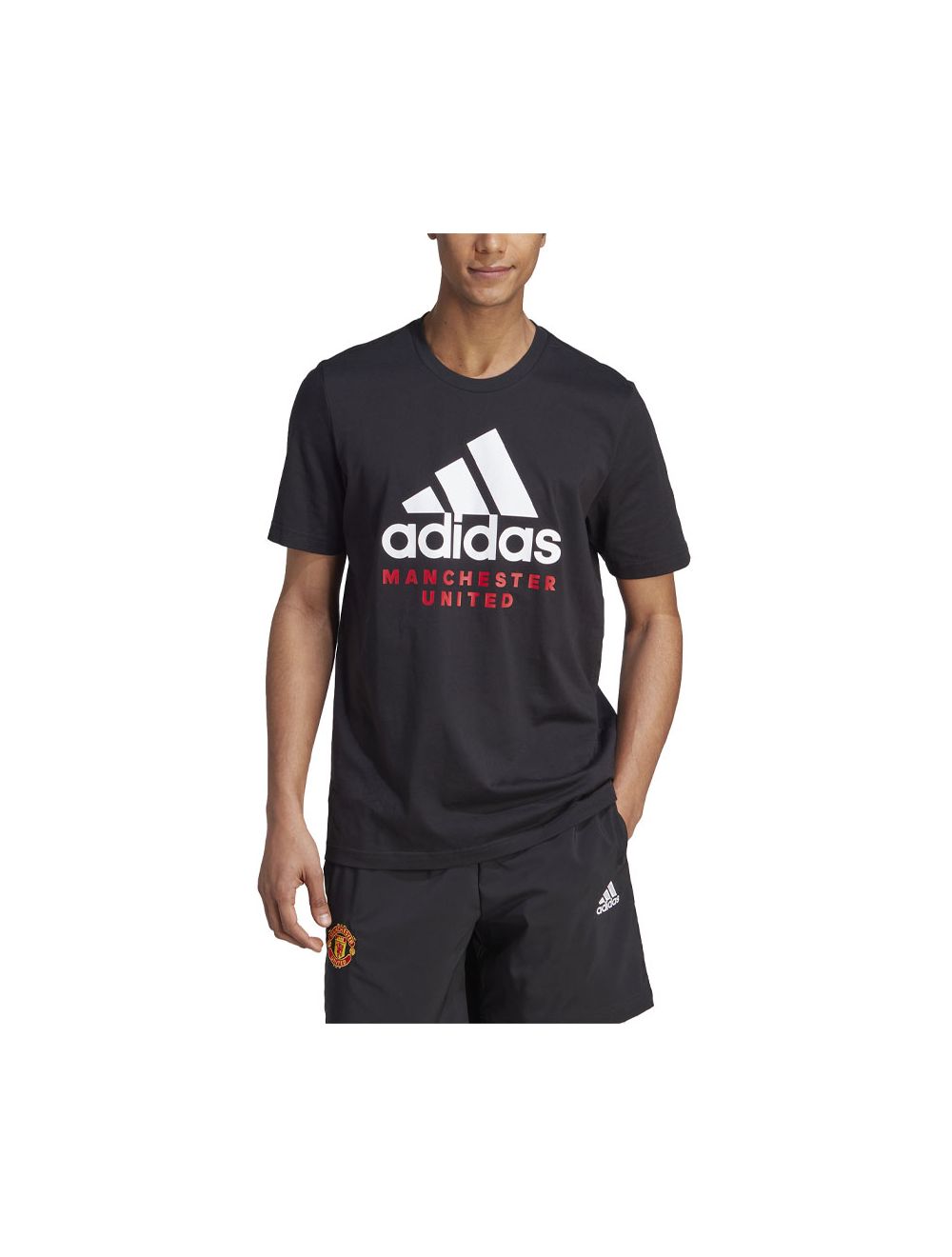 Vooravond gevoeligheid gewelddadig Shop Adidas Manchester United DNA T-shirt Black | Studio 88