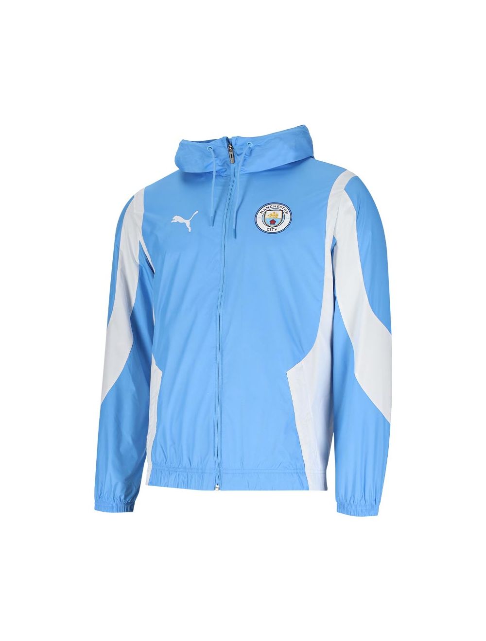 Shop Puma Manchester City Prematch Jacket Blue | Studio 88