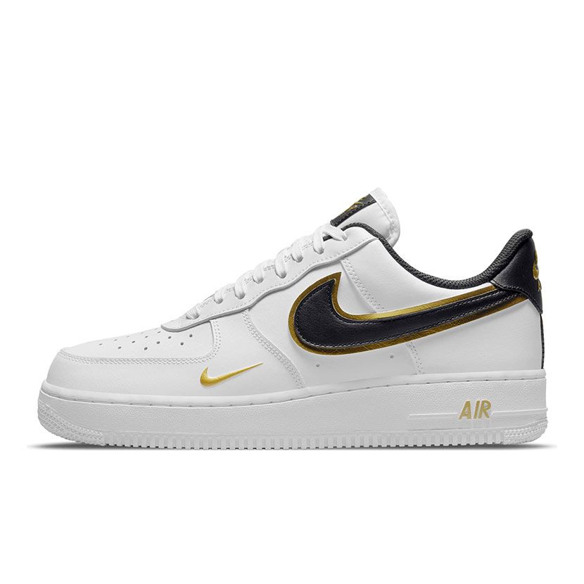 white and gold air force 1 men
