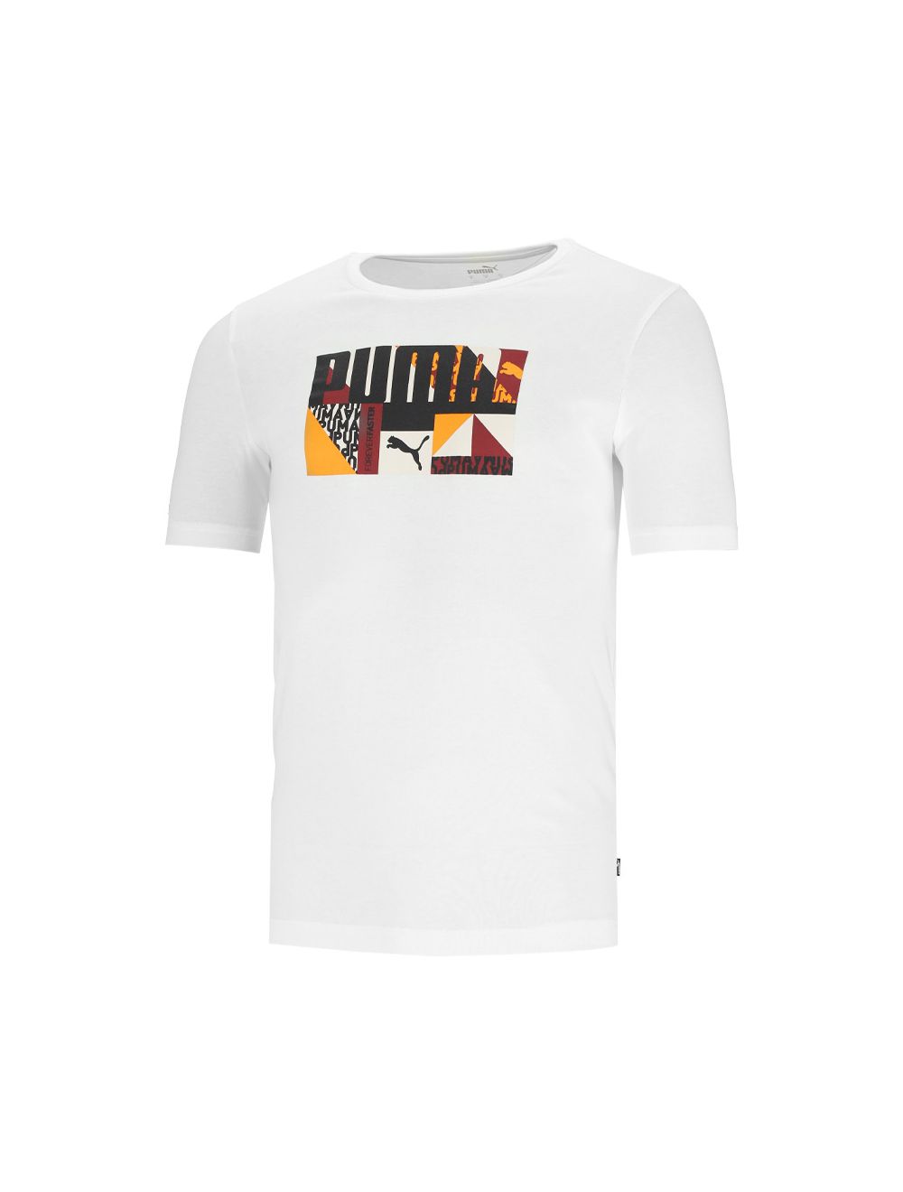 Puma Monogram Graphic T-shirt Mens White