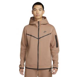 Nike Sportswear Tech Fleece Mens Full-Zip Hoodie Brown